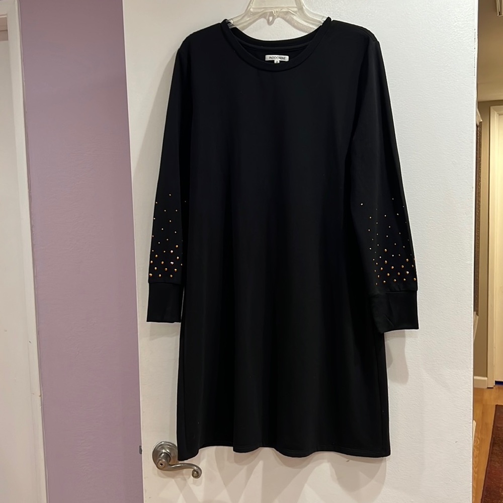 Black cozy dress